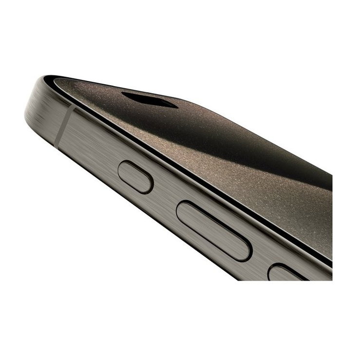 Belkin OVA173HQ Protège-écran ScreenForce InvisiGlass pour iPhone 16 Pro, Cristal Trempé 9H, Transparent, Anti-traces