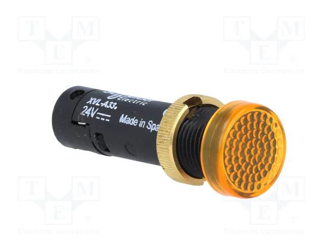 SCHNEIDER ELECTRIC Lampe LED plate jaune 24VDC Ø12mm IP40