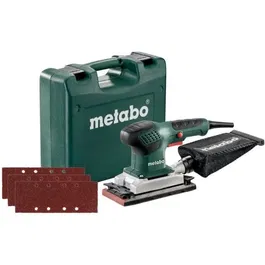 Metabo SR 2185 Set - Ponceuse vibrante professionnelle pour surfaces sans peinture, poids léger 1.7 kg, faible vibration, avec sac à poussière