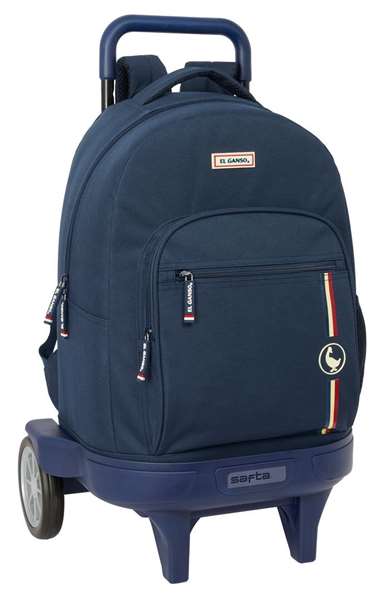 El Ganso Cartable Eclipse Blue marine avec roues