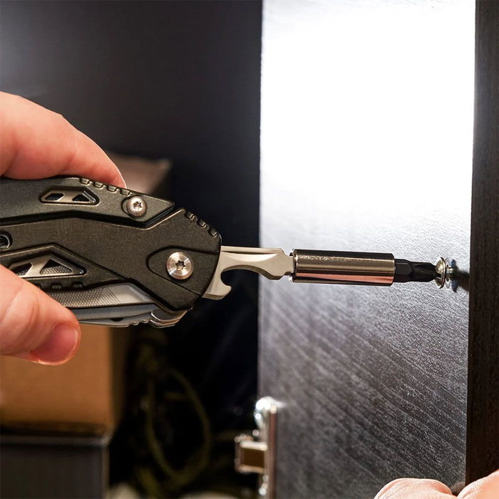Couteau suisse True Handy one tu181 18 en 1 Noir Argenté Couteau suisse True Handy one tu181 18 en 1 Noir Argenté