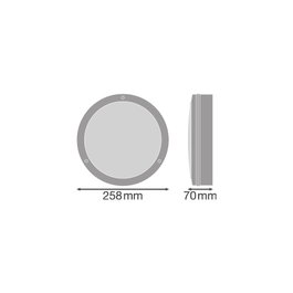 Ledvance Applique LED 10W 800Lm 3000K Blanc Chaud IP65 IK10