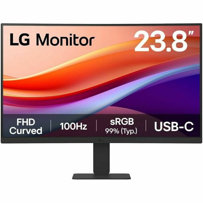 LG 24U421A-B Écran PC incurvé 23,8'' Full HD 100Hz