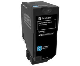 Lexmark Toner 84C2HCE Cyan Standard
