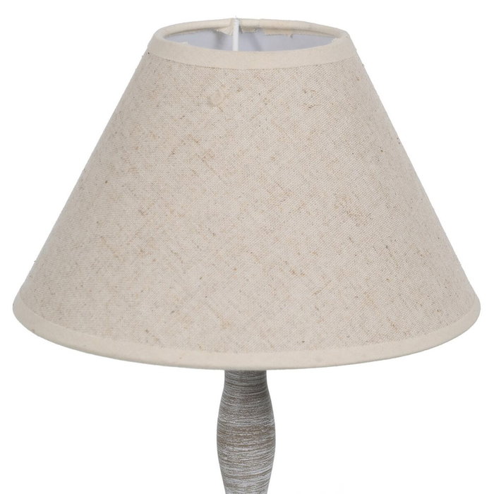 BigBuy Home Lampe de bureau Beige Gris 60 W