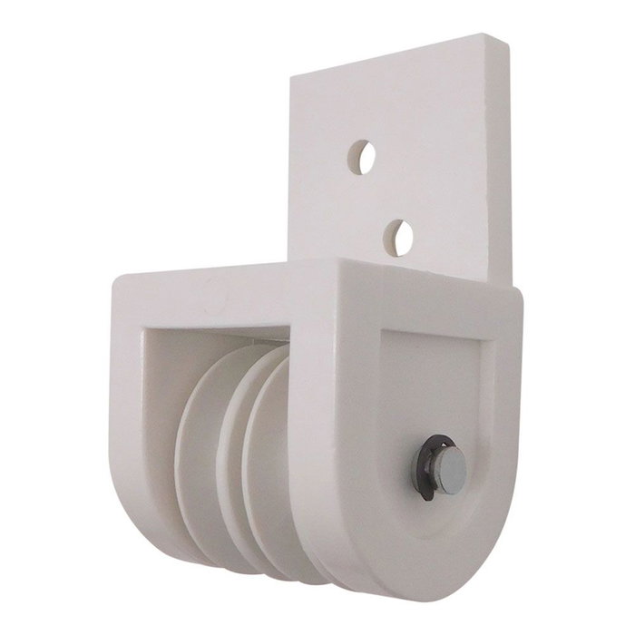 Poulie de pergola Micel TLD19 Nylon 4,3 x 4,2 x 7,8 cm Frontal Blanc Poulie de pergola Micel TLD19 Nylon 4,3 x 4,2 x 7,8 cm Frontal Blanc