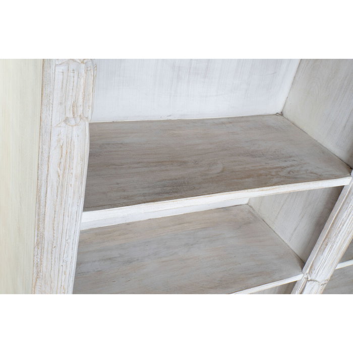 Étagère Home ESPRIT Blanc Bois de manguier Bois MDF 180 x 40 x 200 cm