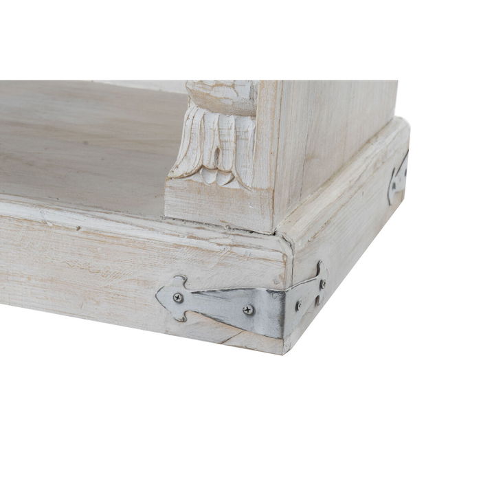 Étagère Home ESPRIT Blanc Bois de manguier Bois MDF 180 x 40 x 200 cm