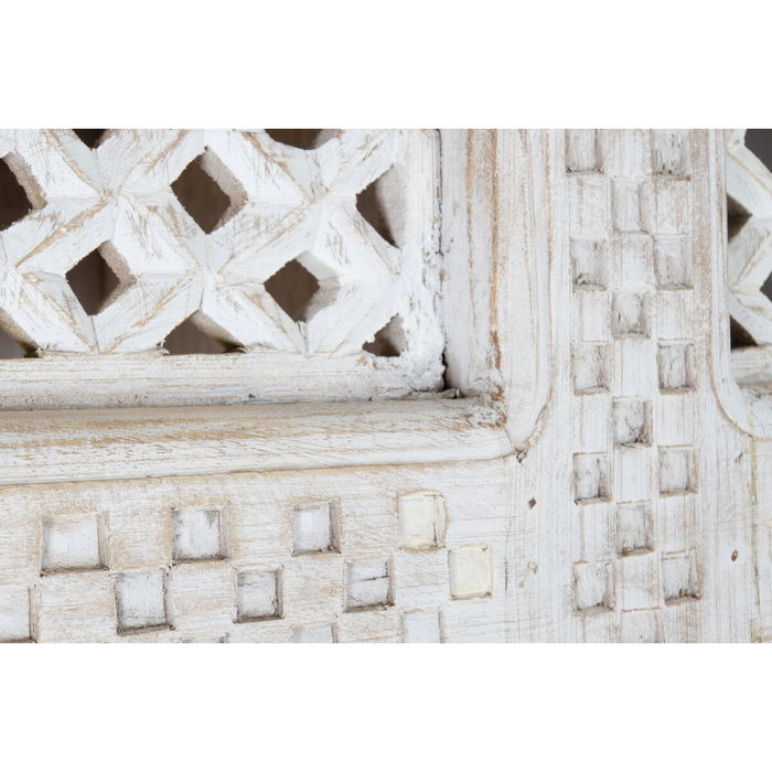 Étagère Home ESPRIT Blanc Bois de manguier Bois MDF 180 x 40 x 200 cm