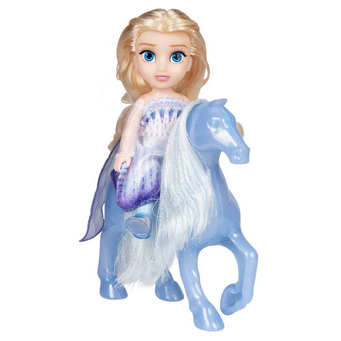 JAKKS PACIFIC Poupée Elsa avec Nokk La Reine des Neiges Frozen Disney 15cm avec Accessoires