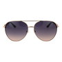 Guess Gafas Lunettes de soleil Aviateur Femme Modèle GU00158 Monture Métallique Taille 130mm