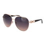 Guess Gafas Lunettes de soleil Aviateur Femme Modèle GU00158 Monture Métallique Taille 130mm