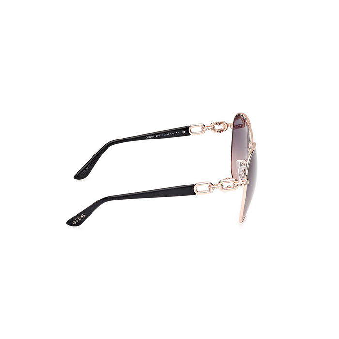 Guess Gafas Lunettes de soleil Aviateur Femme Modèle GU00158 Monture Métallique Taille 130mm
