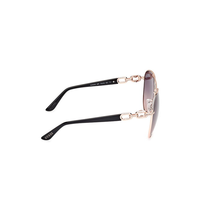 Guess Gafas Lunettes de soleil Aviateur Femme Modèle GU00158 Monture Métallique Taille 130mm