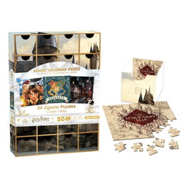 Aquarius Harry Potter calendrier de l'Avent 24 puzzles