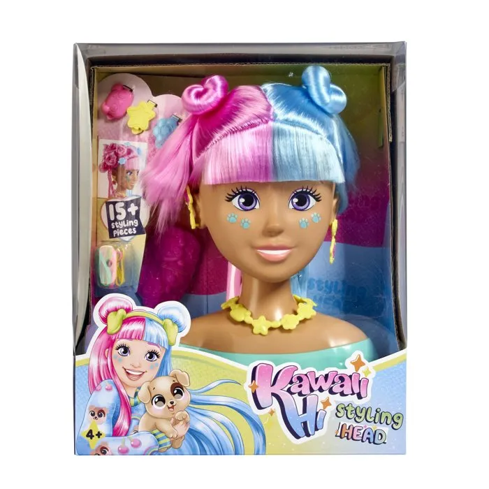 Simba.Dickie.Group Tête à Coiffer Mia Kawaii Hi - Cheveux Bicolores Longs Simba.Dickie.Group Tête à Coiffer Mia Kawaii Hi - Cheveux Bicolores Longs