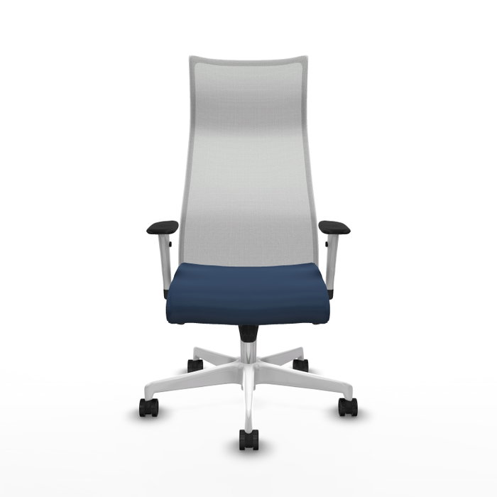 Piqueras y Crespo Chaise de Bureau Albacete Bleu Marine et Blanc Piqueras y Crespo Chaise de Bureau Albacete Bleu Marine et Blanc