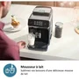 Philips EP2225/10 - Machine à café expresso automatique avec broyeur en céramique, mousseur à lait One Touch Cappuccino, 12 intensités, noir brillant - Série 2200