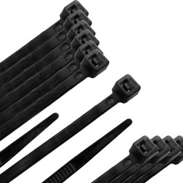 WOLFPACK LINEA PROFESIONAL Colliers de serrage en nylon noir 4,5 x 280 mm, 100 unités