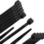 WOLFPACK LINEA PROFESIONAL Colliers de serrage en nylon noir 4,5 x 280 mm, 100 unités