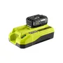 Ryobi Chargeur ultra rapide double port RC1836112 compatible 18V/36V