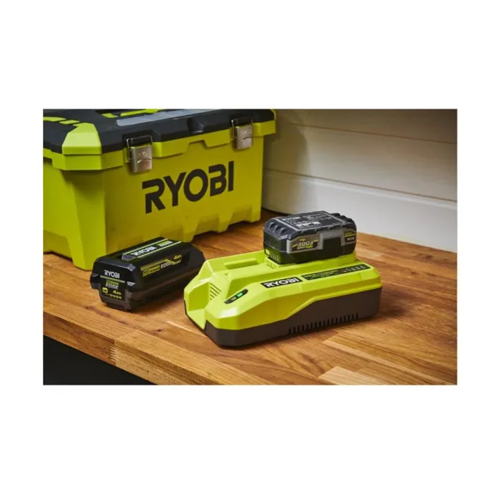 Ryobi Chargeur ultra rapide double port RC1836112 compatible 18V/36V Ryobi Chargeur ultra rapide double port RC1836112 compatible 18V/36V