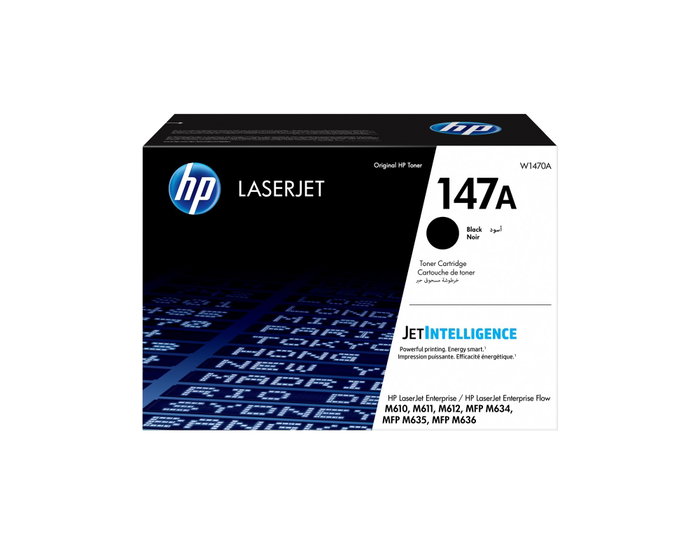 HP Cartouche de toner 147A W1470A noir
