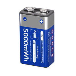 SAMI Pila Sami Ultra rechargeable 9V Li-ion 5000mWh/1350mAh en blister