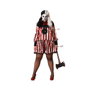 BigBuy Carnival Déguisement Payasa Rouge avec T-shirt et Pantalon XL
