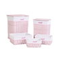 Panier à linge DKD Home Decor Rose osier Enfant 44 x 34 x 56 cm 5 Pièces