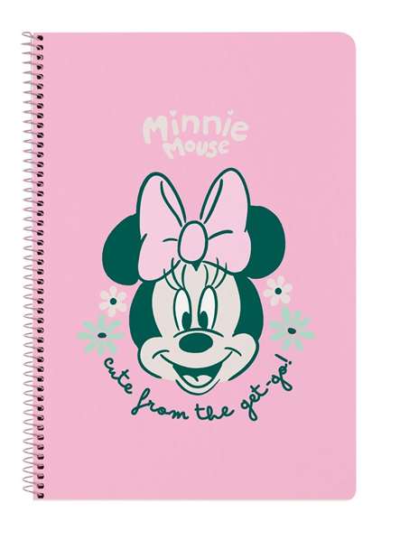 Safta Cahier Folio 80 pages Couverture Dure Minnie Mouse Minty 21,5x31 cm Safta Cahier Folio 80 pages Couverture Dure Minnie Mouse Minty 21,5x31 cm