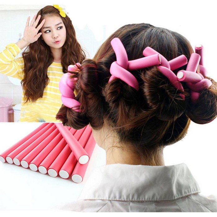Touch Of Beauty Lot de 5 bigoudis flexibles couleurs assorties