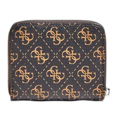 Guess Kamryn Portefeuille en textile Marron