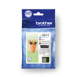 Brother LC-3217VAL / LC3217VAL - Pack multipack de 4 cartouches d'encre - Noir, Cyan, Magenta, Jaune