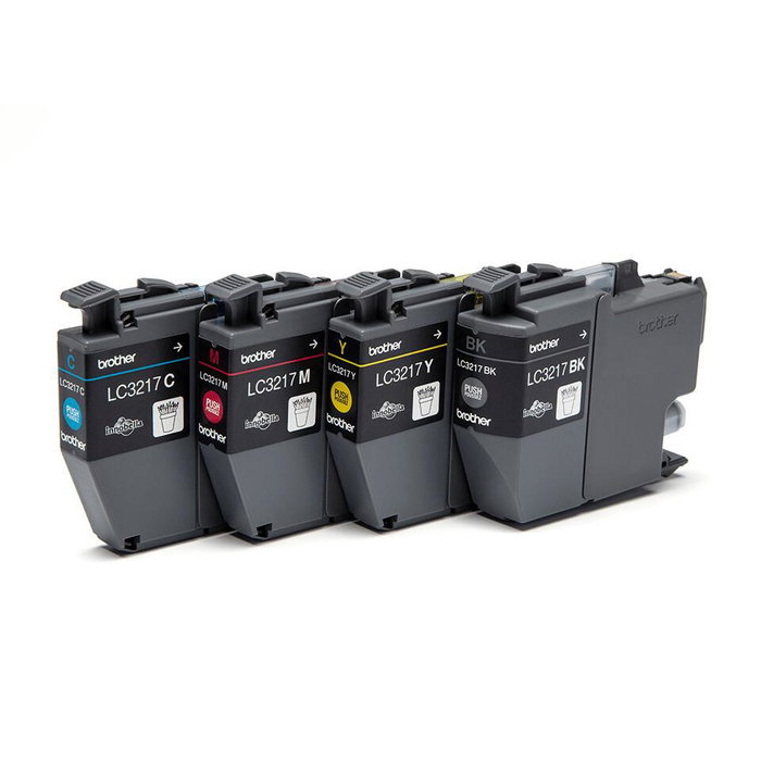 Brother LC-3217VAL Multipack de cartouches d'encre (BK, C, M, Y) de 550 pages