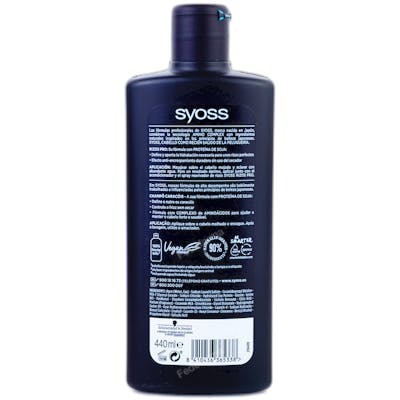 Syoss Rizos Pro Shampooing pour Cheveux Ondulés ou Bouclés 440 ml