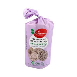 EL GRANERO Tortitas de arroz y quinoa BIO 120g