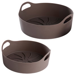 Day Jeu de 2 moules pour friteuse à air en silicone