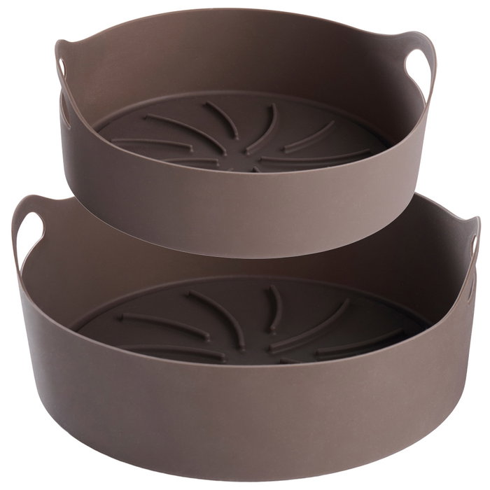 Day Jeu de 2 moules pour friteuse à air en silicone