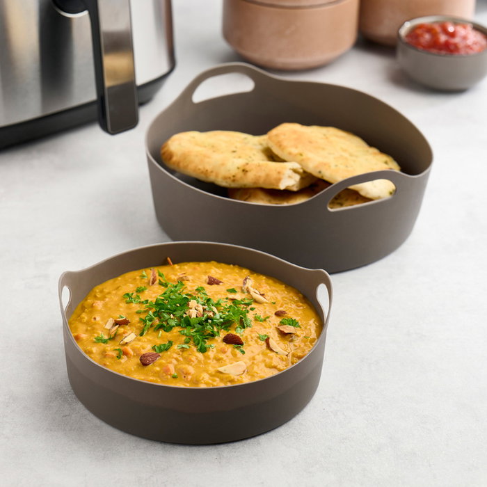 Day Jeu de 2 moules pour friteuse à air en silicone