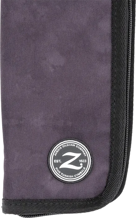 Zildjian - Mini Housse à Bagüettes Student Black Rain Cloud, pour 5 paires, accrochable, nylon Zildjian - Mini Housse à Bagüettes Student Black Rain Cloud, pour 5 paires, accrochable, nylon