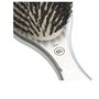 Olivia Garden SOINS EXPERTS OVALES Brosse Cheveux Poils de Sanglier et Nylon Argent 1 unité