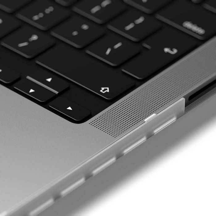 Satechi Coque Eco-Hardshell transparente anti-rayures et anti-traces pour MacBook Pro 16" M2 Pro/Max 2023 et M1 Pro/Max 2021 avec aérations et pieds anti-dérapants