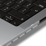 Satechi Coque Eco-Hardshell transparente anti-rayures et anti-traces pour MacBook Pro 16" M2 Pro/Max 2023 et M1 Pro/Max 2021 avec aérations et pieds anti-dérapants