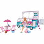 Simba Dickie Group Steffi Love Poupée 29cm et son Camping-car Bleu