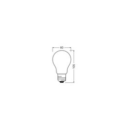 Ledvance/Osram Ampoule LED Classique E27 2,5W 525Lm 3000K 300º IP20