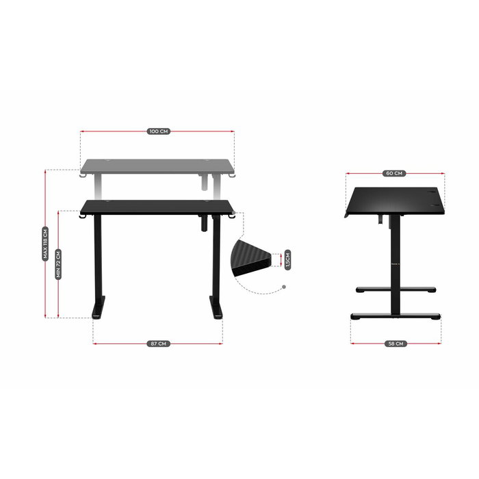 Huzaro Bureau HZ-Hero 7.9 Black Noir