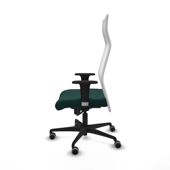 Piqueras Y Crespo Fauteuil Albacete, Assise Vert Bouteille et Dossier Blanc