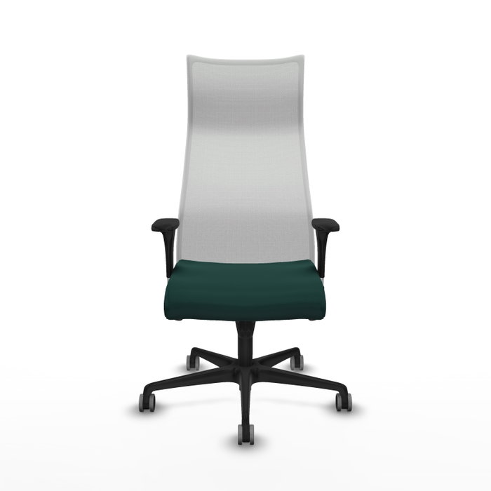 Piqueras Y Crespo Fauteuil Albacete, Assise Vert Bouteille et Dossier Blanc