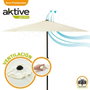 Parapluie Aktive Crème Ø 250 cm 250 x 235 x 250 cm